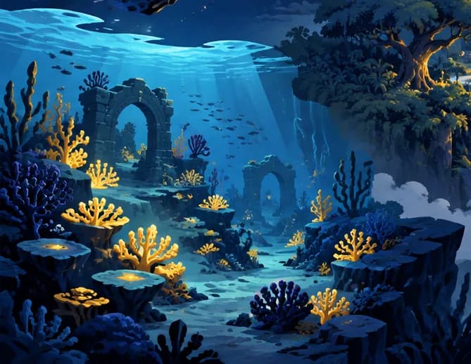 The ocean world in Eleven Ace Learn