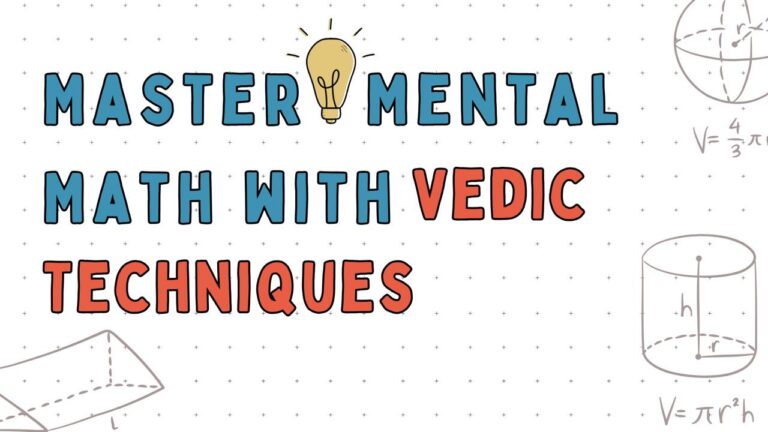 Master Mental Maths with Vedic Techniques